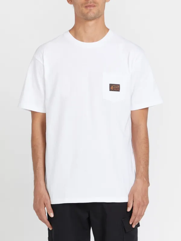 Volcom Workwear Certifico Short Sleeve Tee - White sold by Volcom