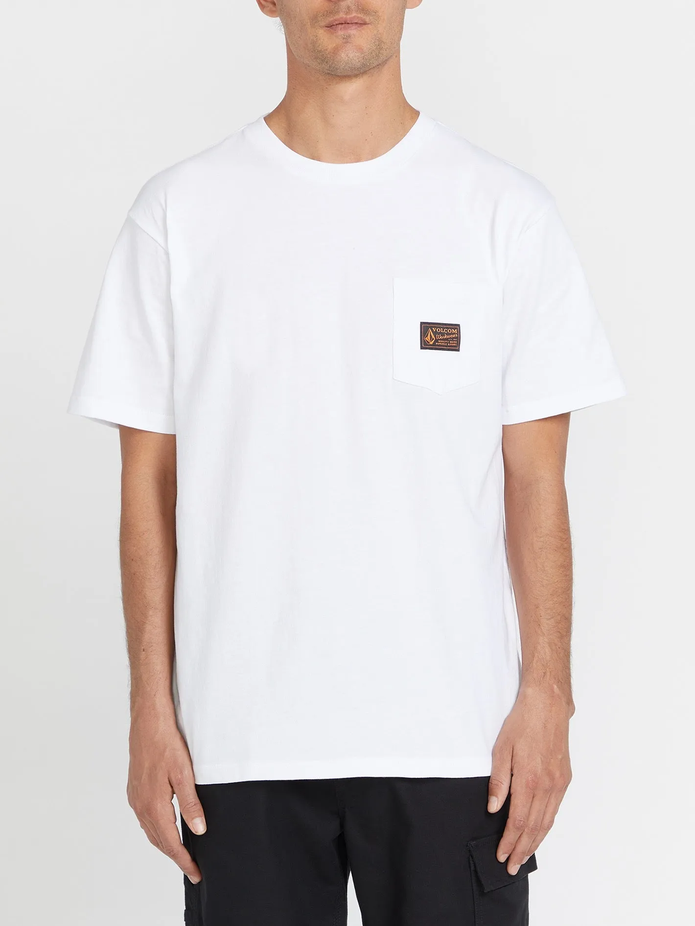 Volcom Workwear Certifico Short Sleeve Tee - White sold by Volcom