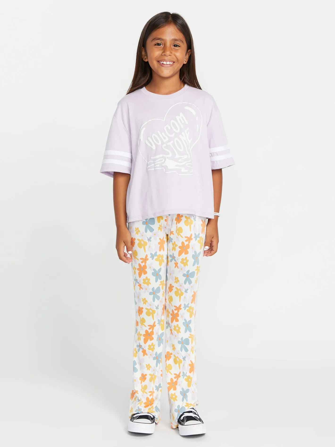 Girls Truly Stoked Tee - Light Purple sold by Volcom