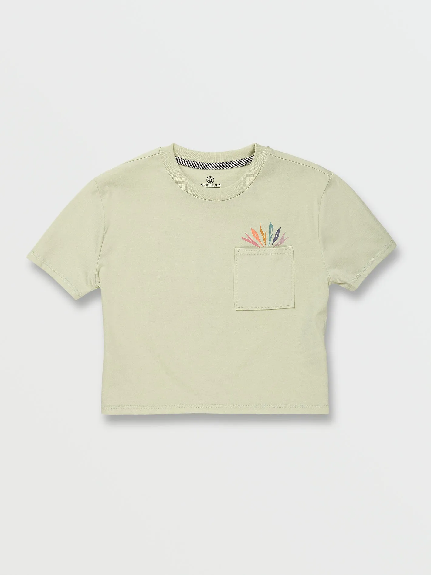 Girls Pocket Dial Tee - Sage sold by Volcom product image thumbnail 4