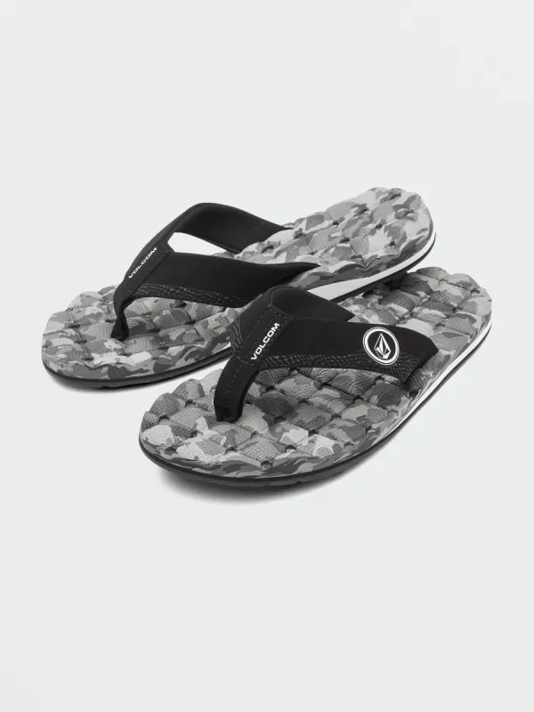Recliner Sandals - Grey Combo sold by Volcom