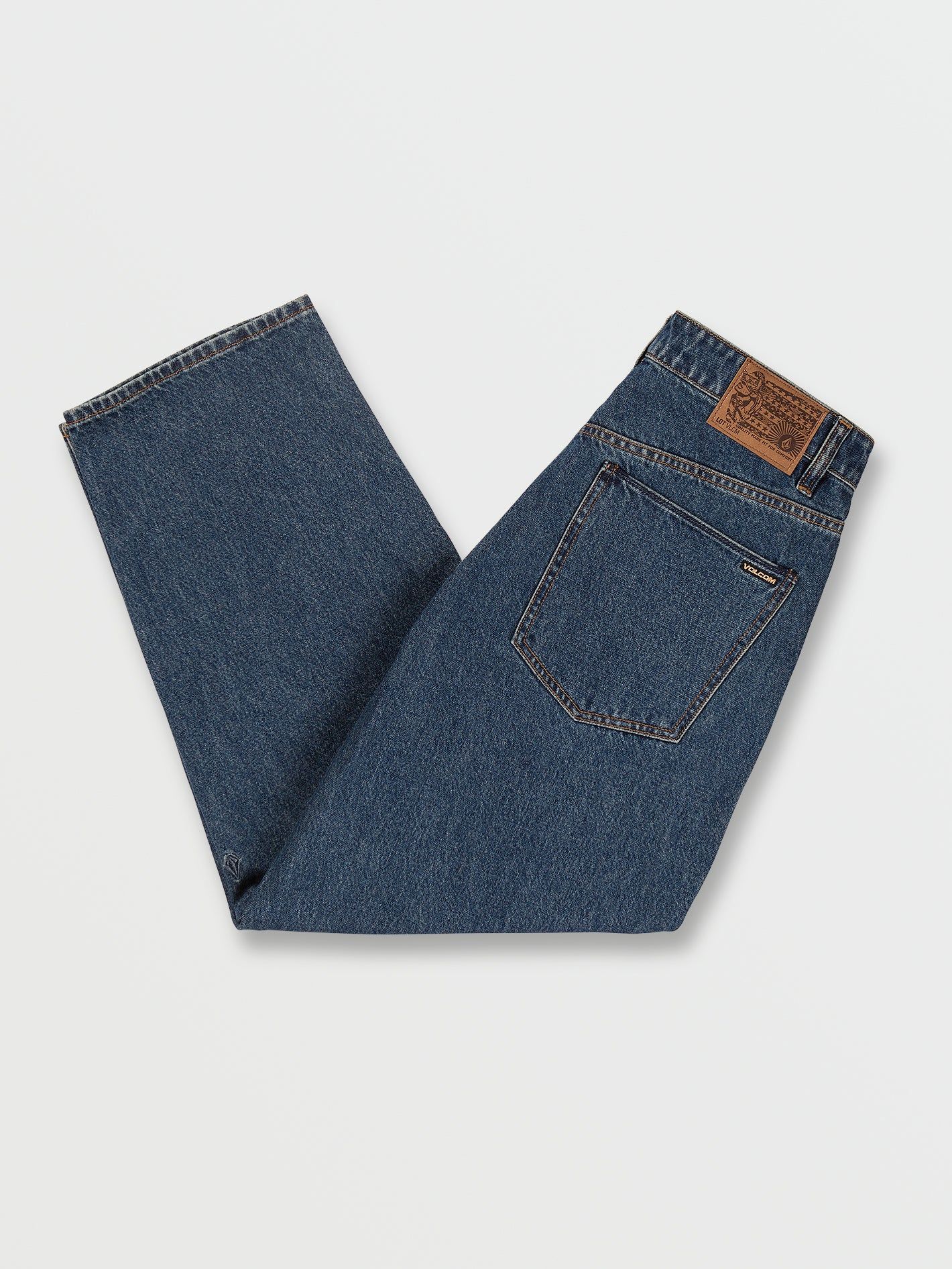 Billow Loose Tapered Fit Jeans - Indigo Ridge Wash sold by Volcom product image thumbnail 3