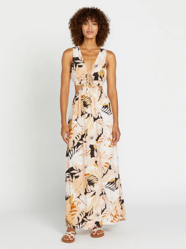 Lets Luau Dress - Vintage Black sold by Volcom