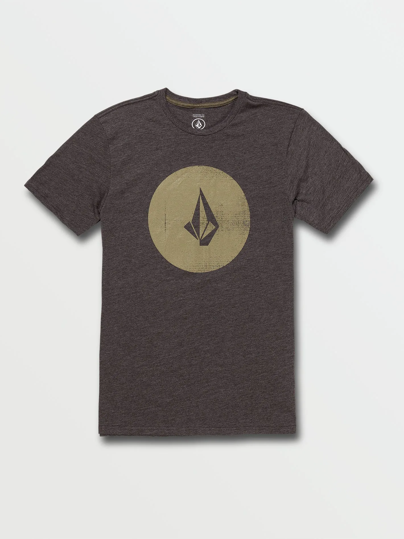 Stencil Stone Short Sleeve Tee - Heather Black sold by Volcom