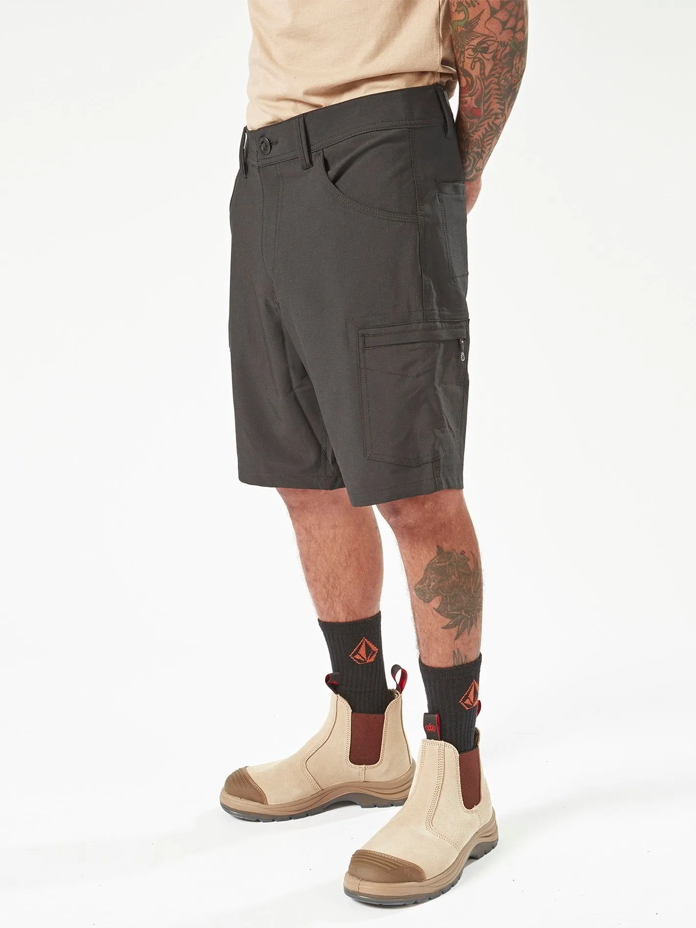 Volcom Workwear Slab Hybrid Shorts - Black sold by Volcom product image thumbnail 4