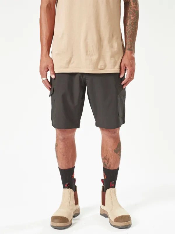 Volcom Workwear Slab Hybrid Shorts - Black sold by Volcom
