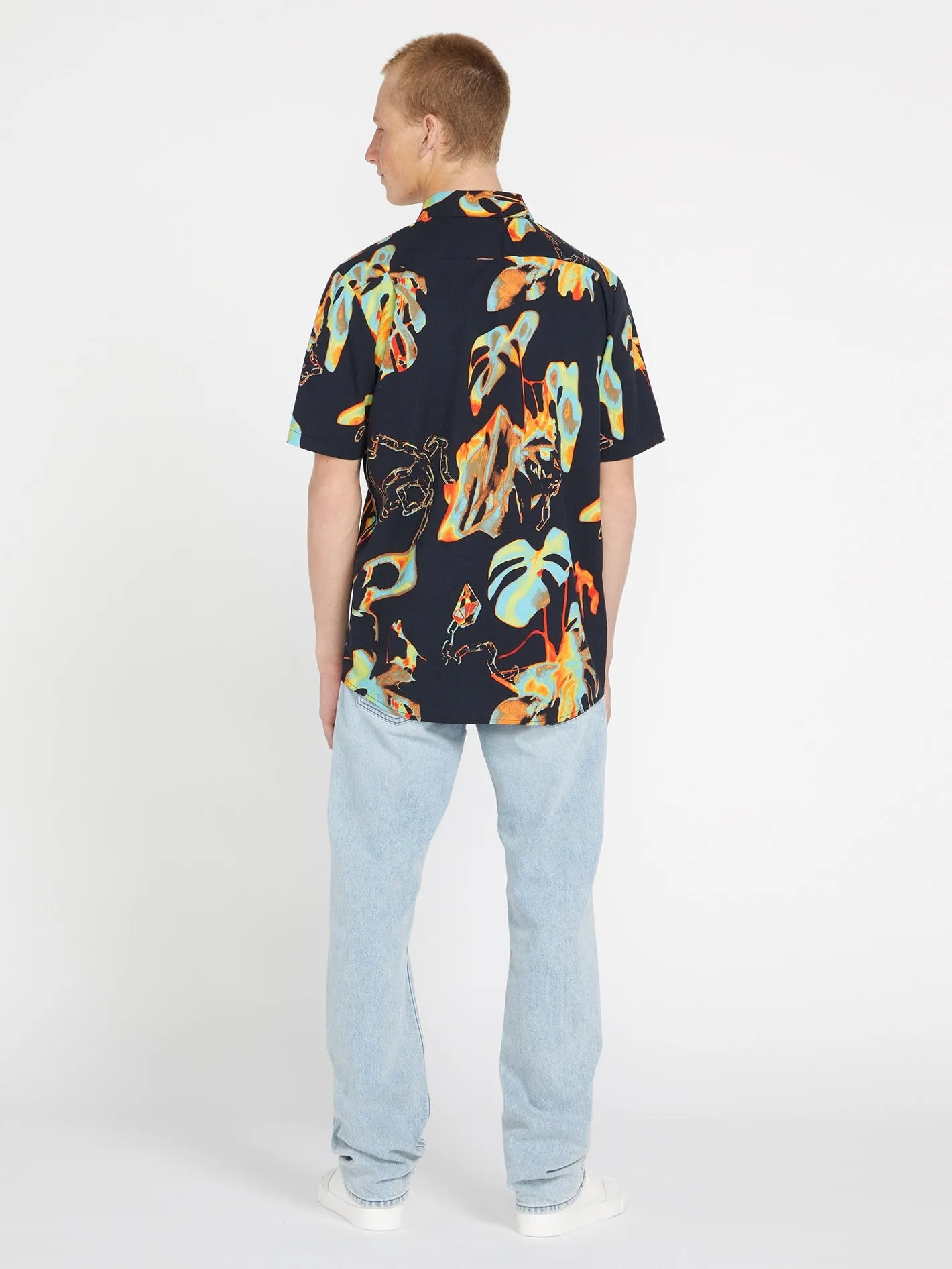 Paradise Bound Woven Short Sleeve Shirt - Black sold by Volcom product image thumbnail 4