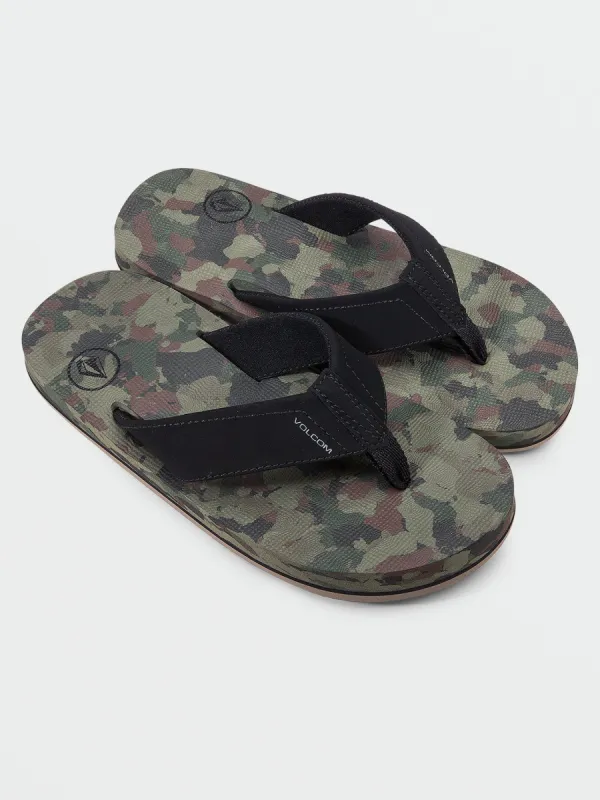 Victor Big Youth Sandals - Dark Camo sold by Volcom