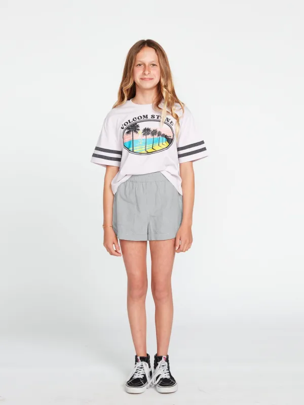 Girls Sunday Strut Shorts - Chambray sold by Volcom