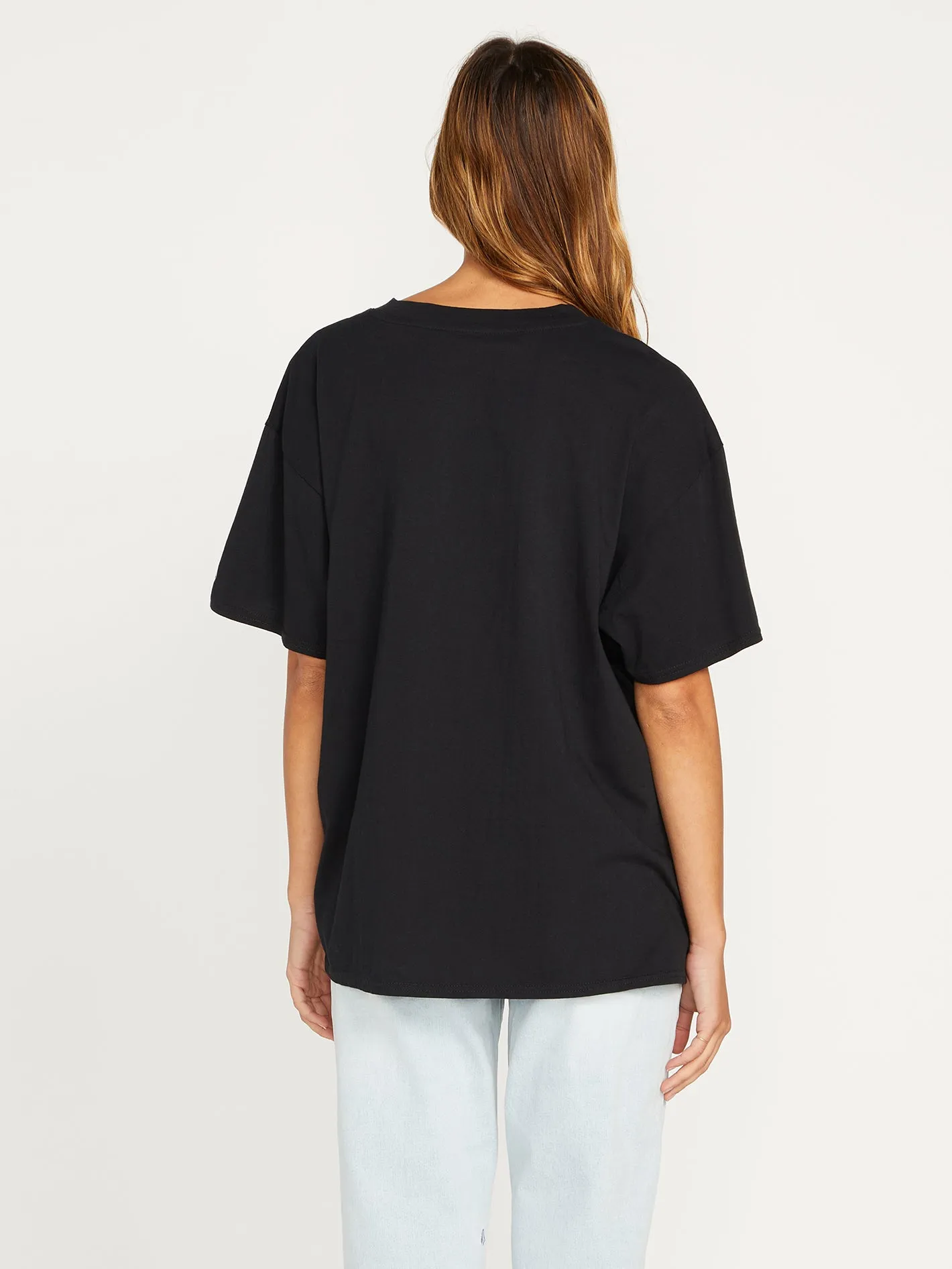 Stones Throw Solid Short Sleeve Tee - Black sold by Volcom product image thumbnail 2