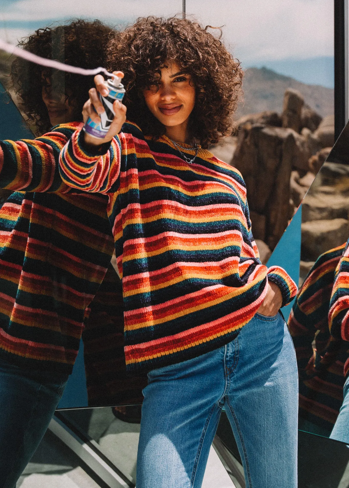 Prism Break Sweater - Multi sold by Volcom