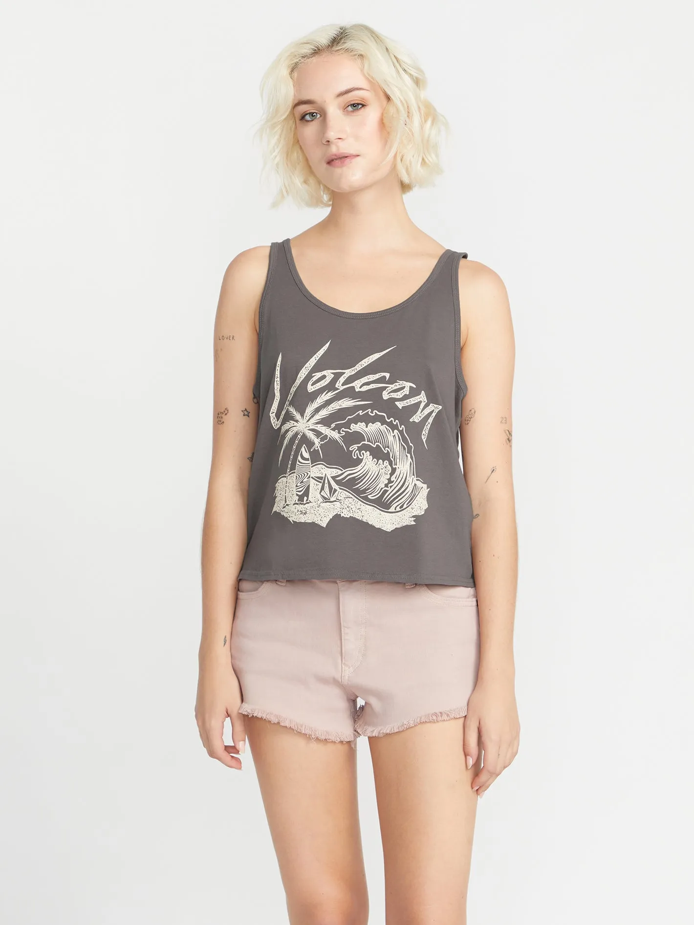 To The Bank Tank - Slate Grey sold by Volcom