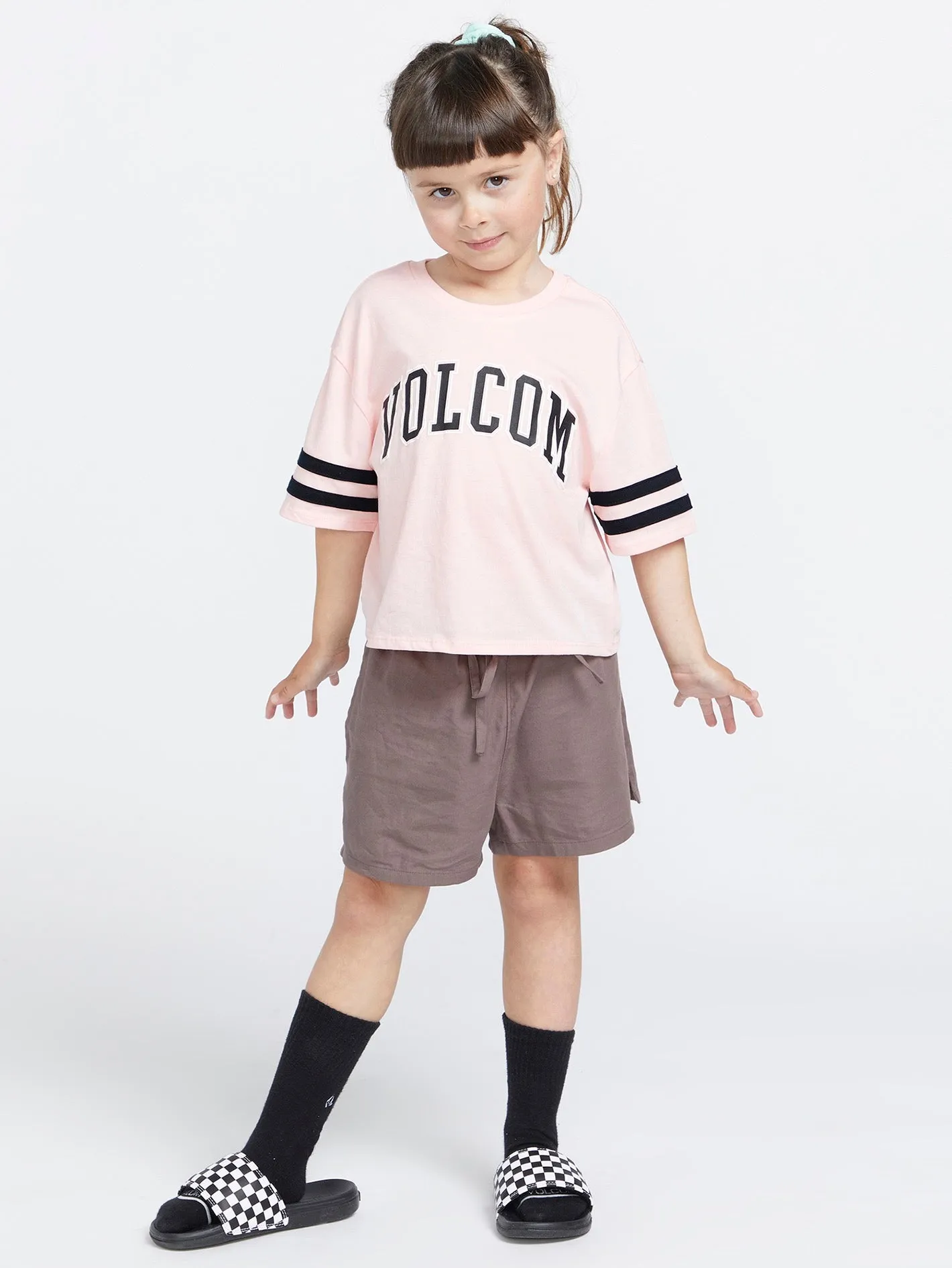 Girls Truly Stoked Tee - Light Peony sold by Volcom product image thumbnail 3