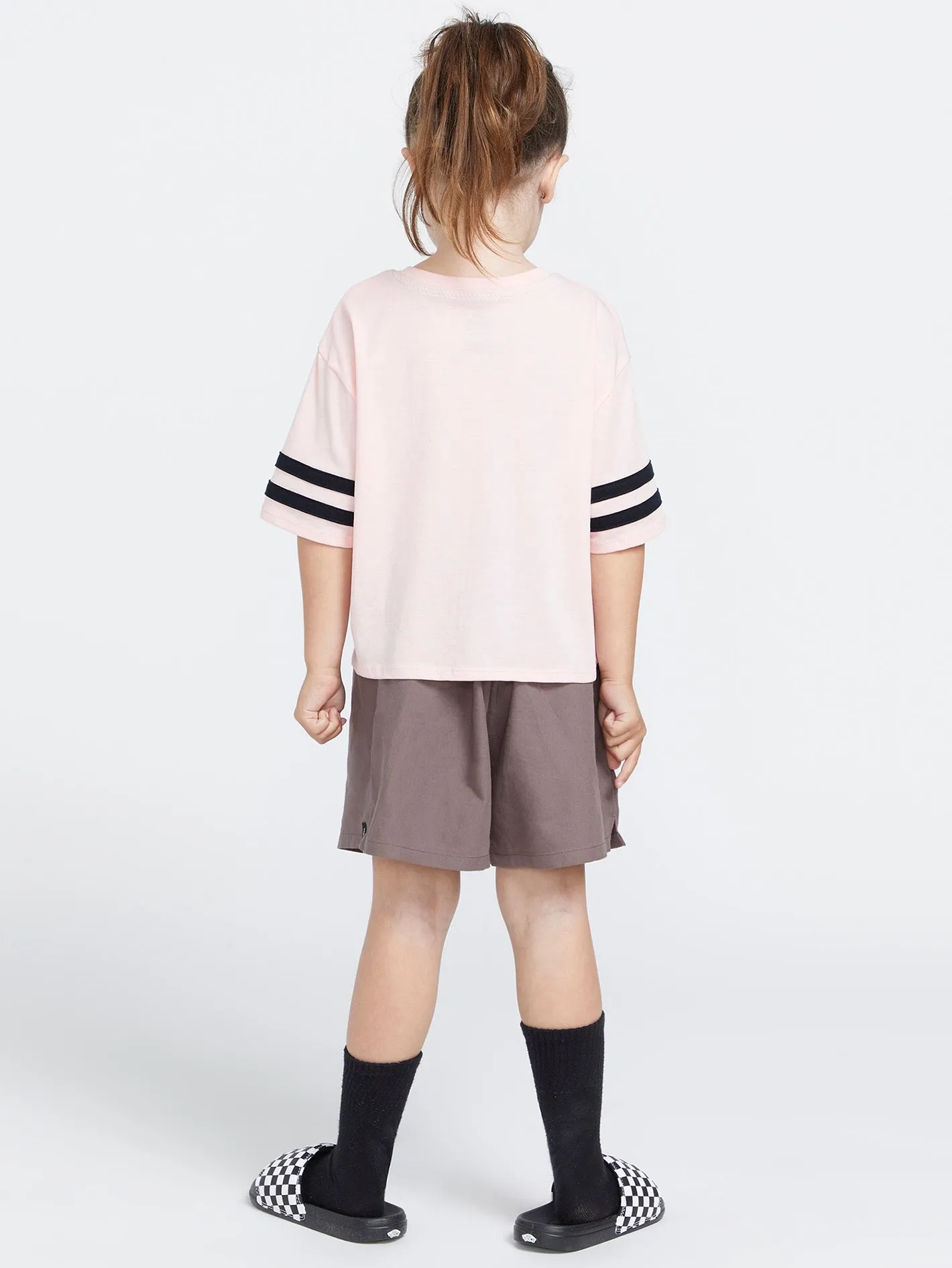 Girls Truly Stoked Tee - Light Peony sold by Volcom product image thumbnail 4