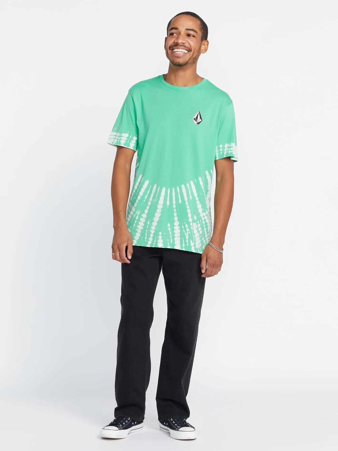 Iconic Stone Dye Short Sleeve Tee - Mediterranean sold by Volcom product image thumbnail 2