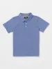 Little Boys Wowzer Polo Short Sleeve Shirt - Denim sold by Volcom