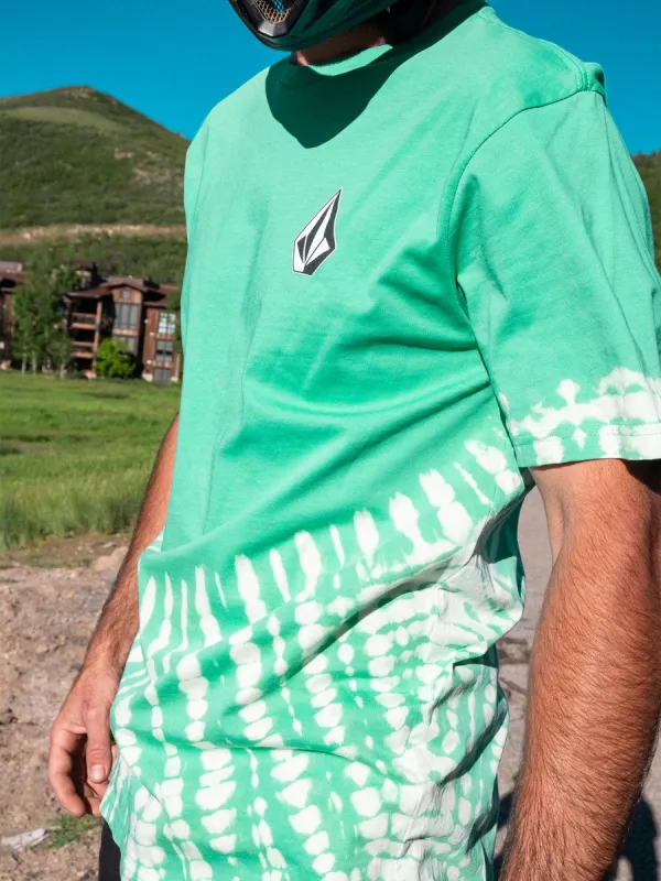 Iconic Stone Dye Short Sleeve Tee - Mediterranean sold by Volcom