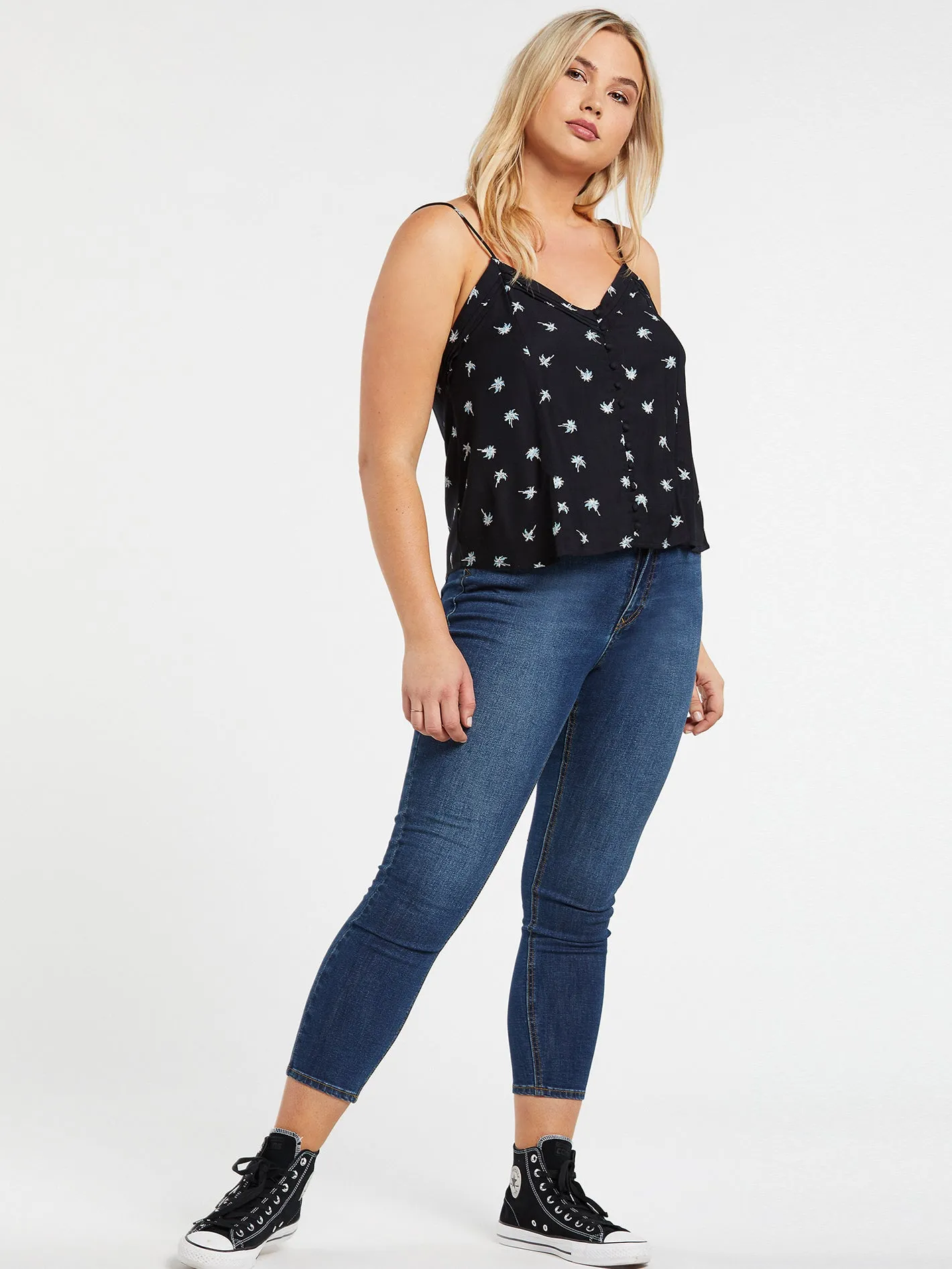 Coco Hey Bud Cami - Black Combo sold by Volcom product image thumbnail 5