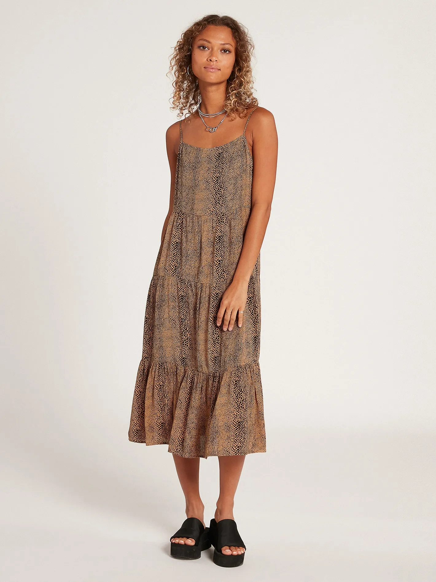 Snakedown Midi Dress - Animal Print sold by Volcom product image thumbnail 4