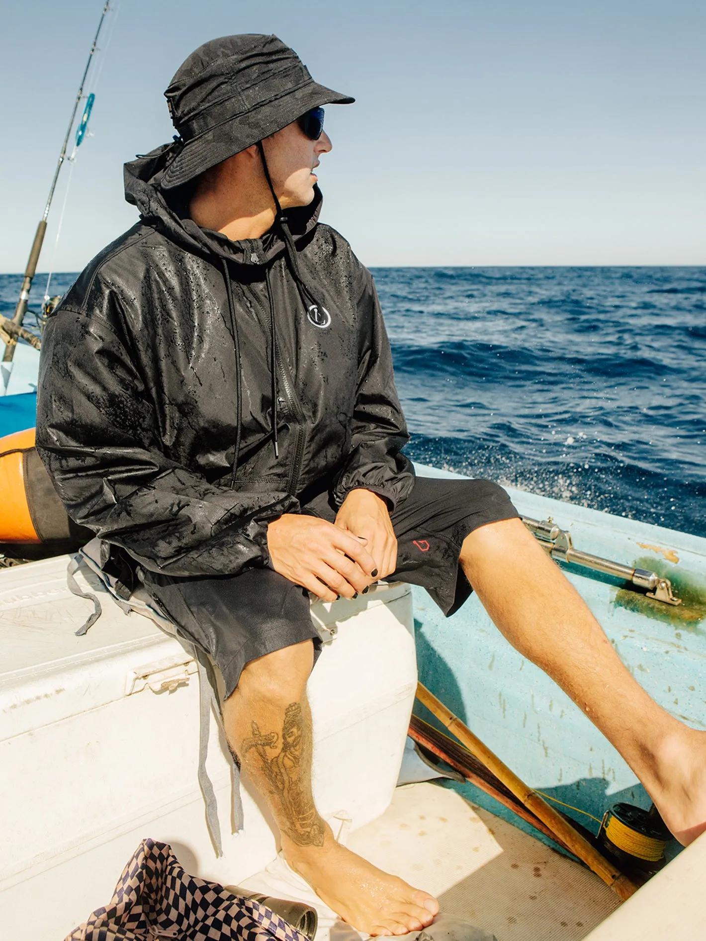 Surf Vitals Balaram Stack Hybrid Shorts - Black sold by Volcom product image thumbnail 2