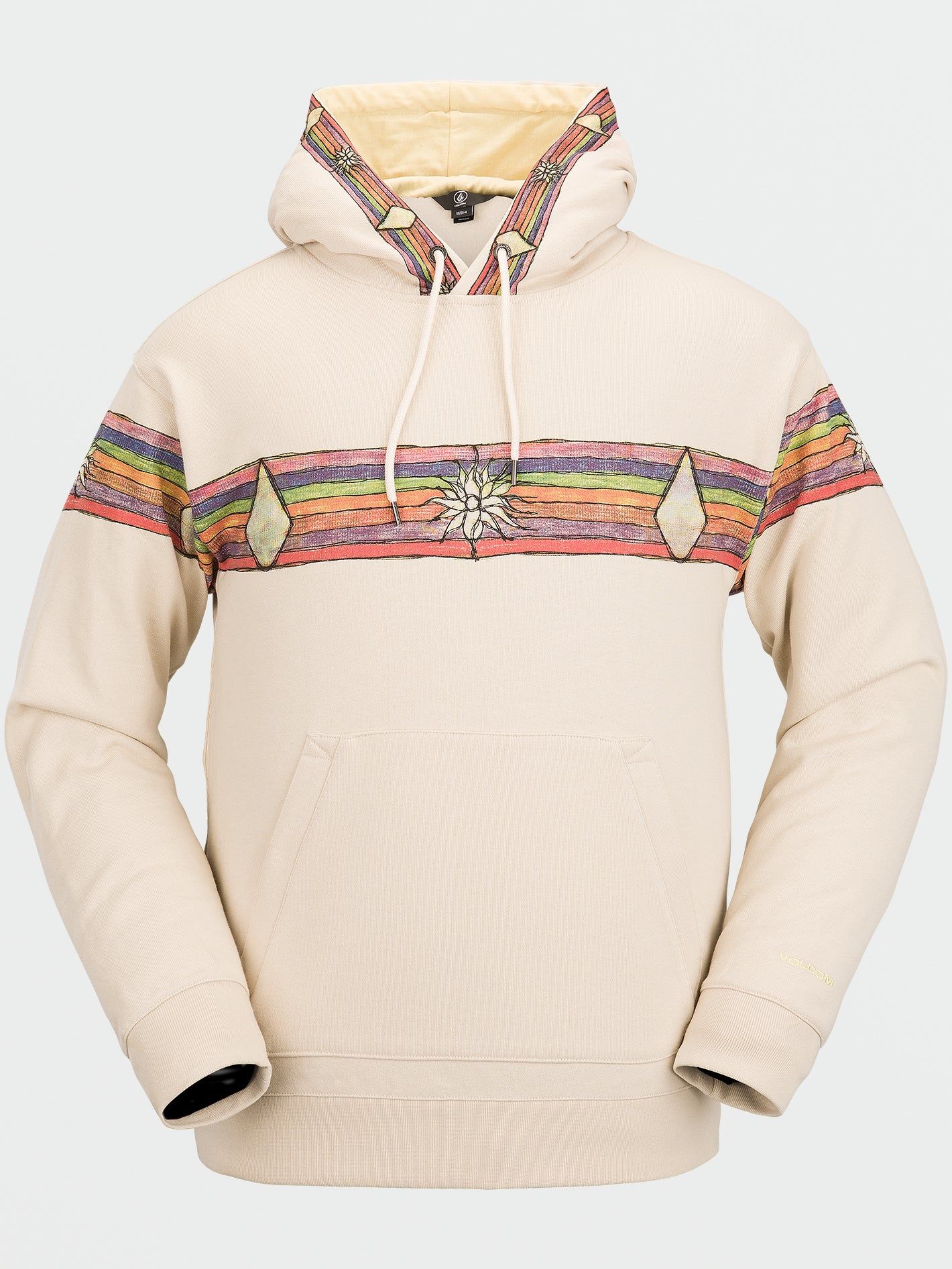 Mens D.I. Fleece Pullover - Off White (2022) sold by Volcom product image thumbnail 2