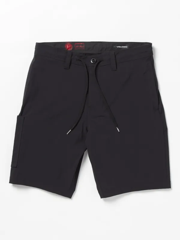 Surf Vitals Balaram Stack Hybrid Shorts - Black sold by Volcom