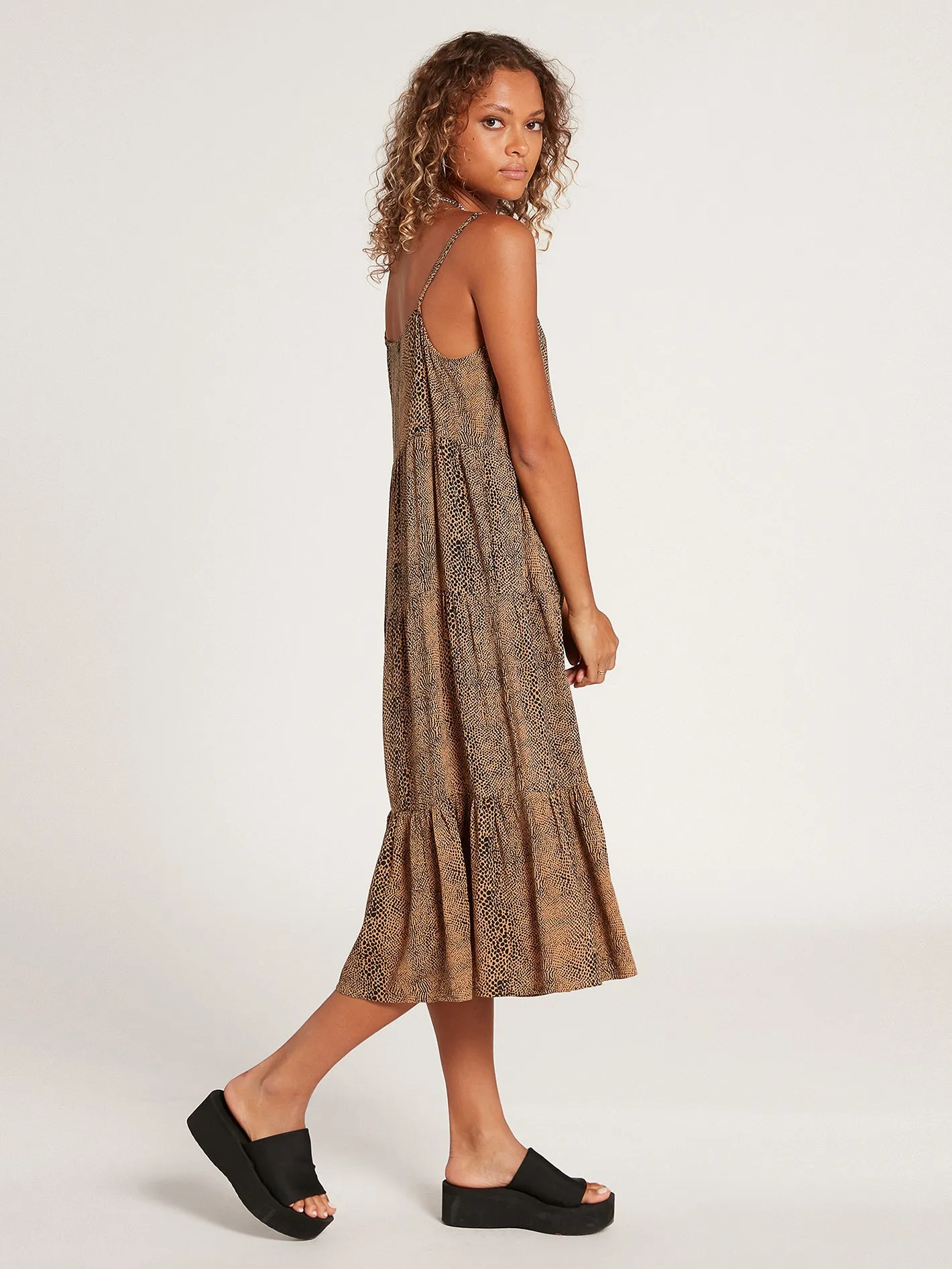 Snakedown Midi Dress - Animal Print sold by Volcom product image thumbnail 3
