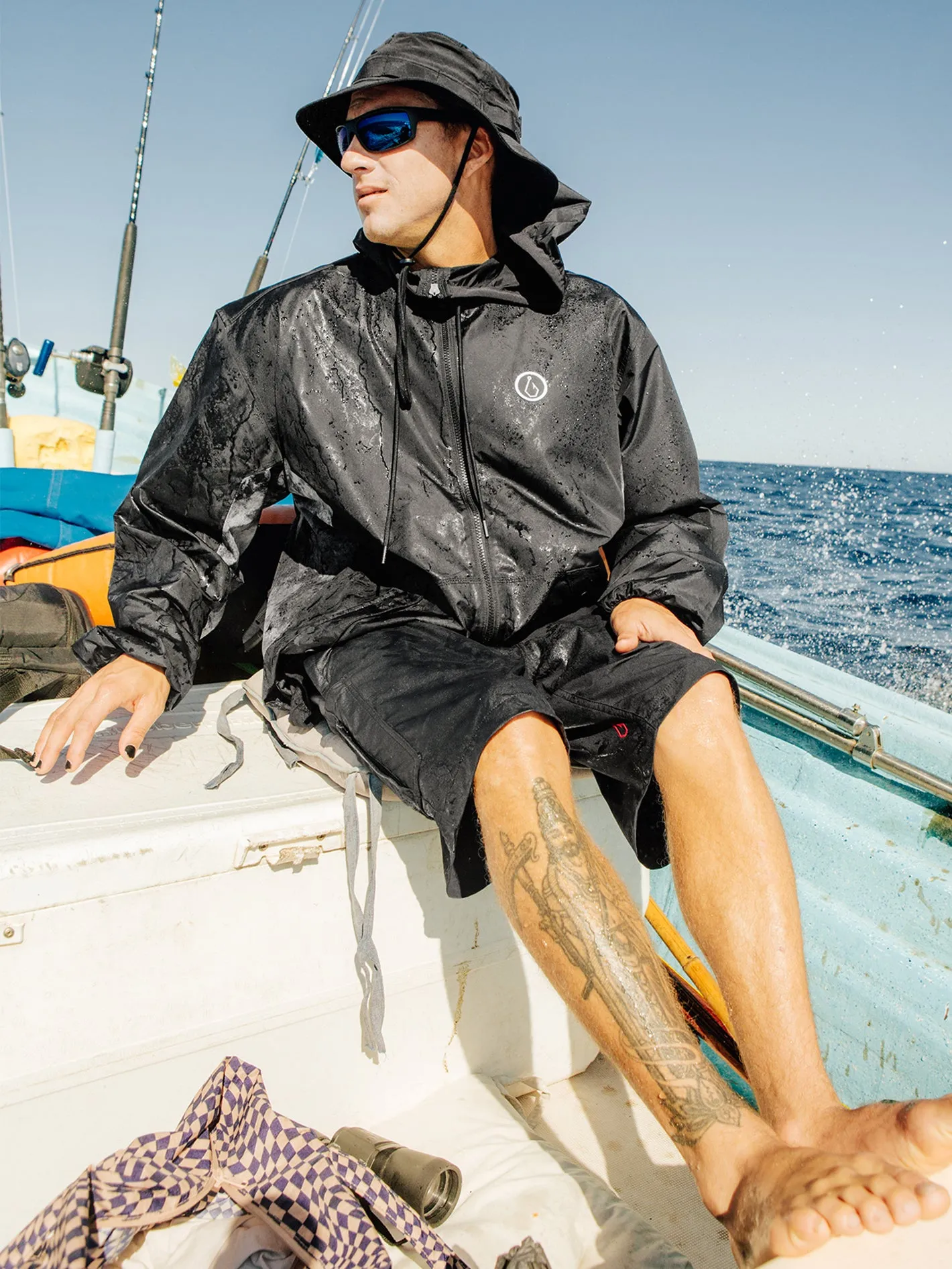 Surf Vitals Balaram Stack Hybrid Shorts - Black sold by Volcom product image thumbnail 4