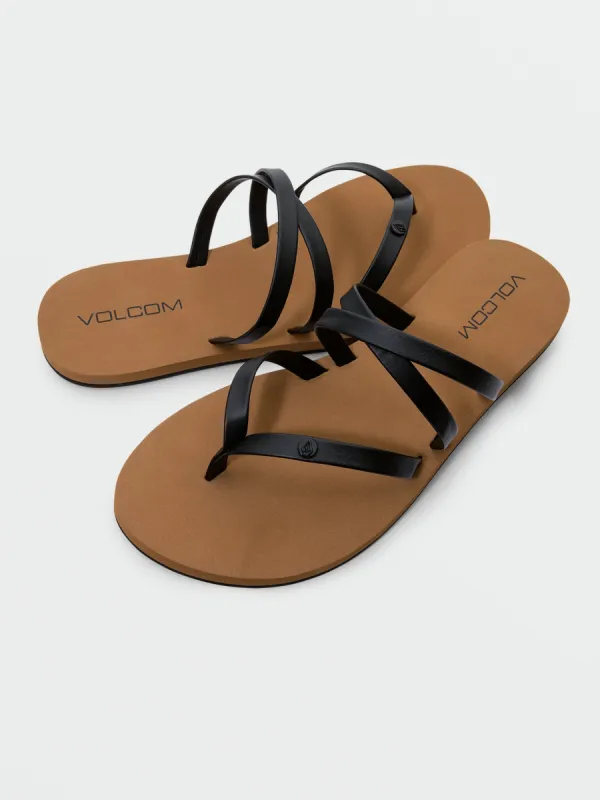 Easy Breezy Ii Sandals - Black sold by Volcom