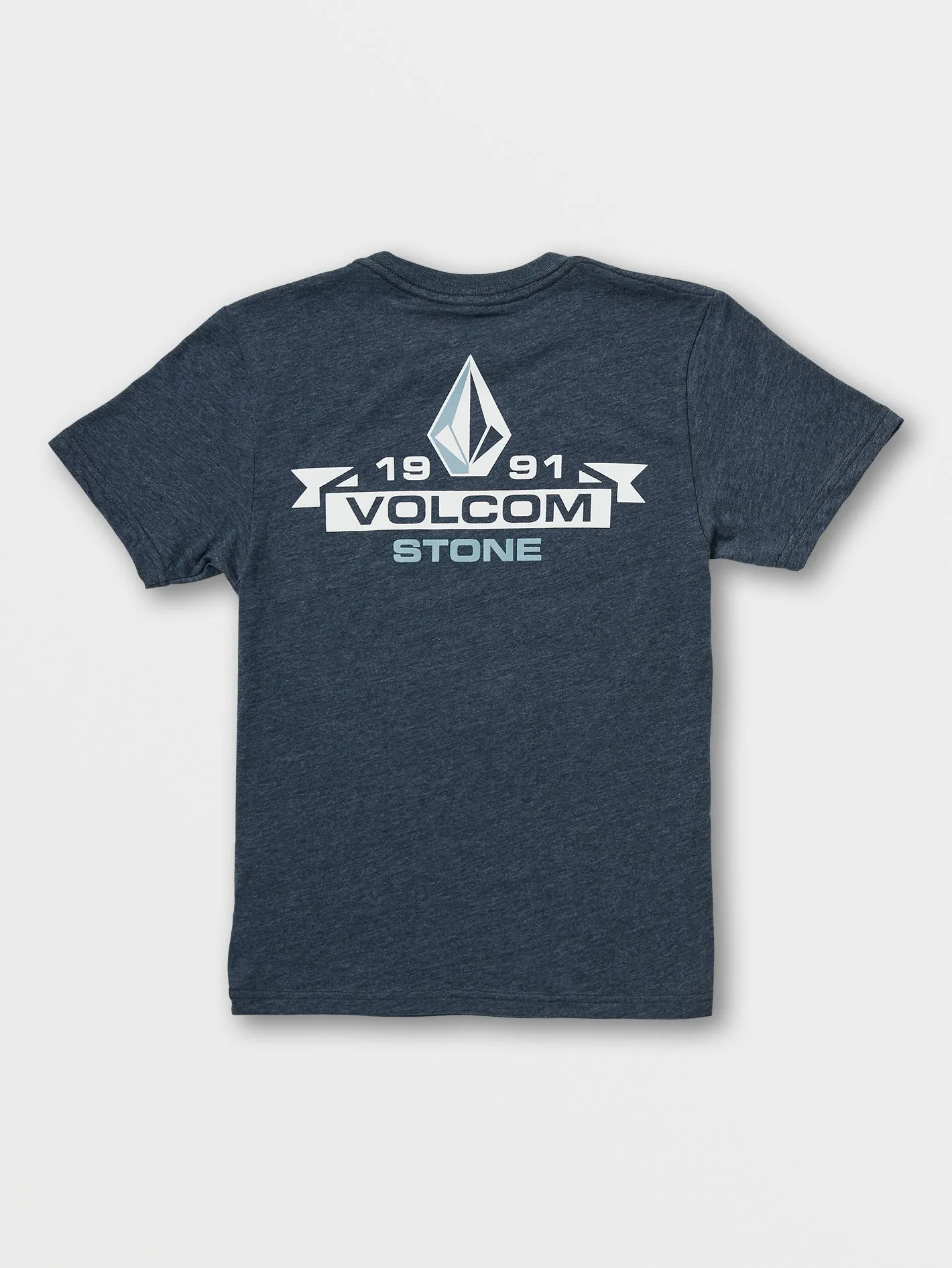Big Boys Blaquedout Short Sleeve Tee - Navy Heather sold by Volcom product image thumbnail 2