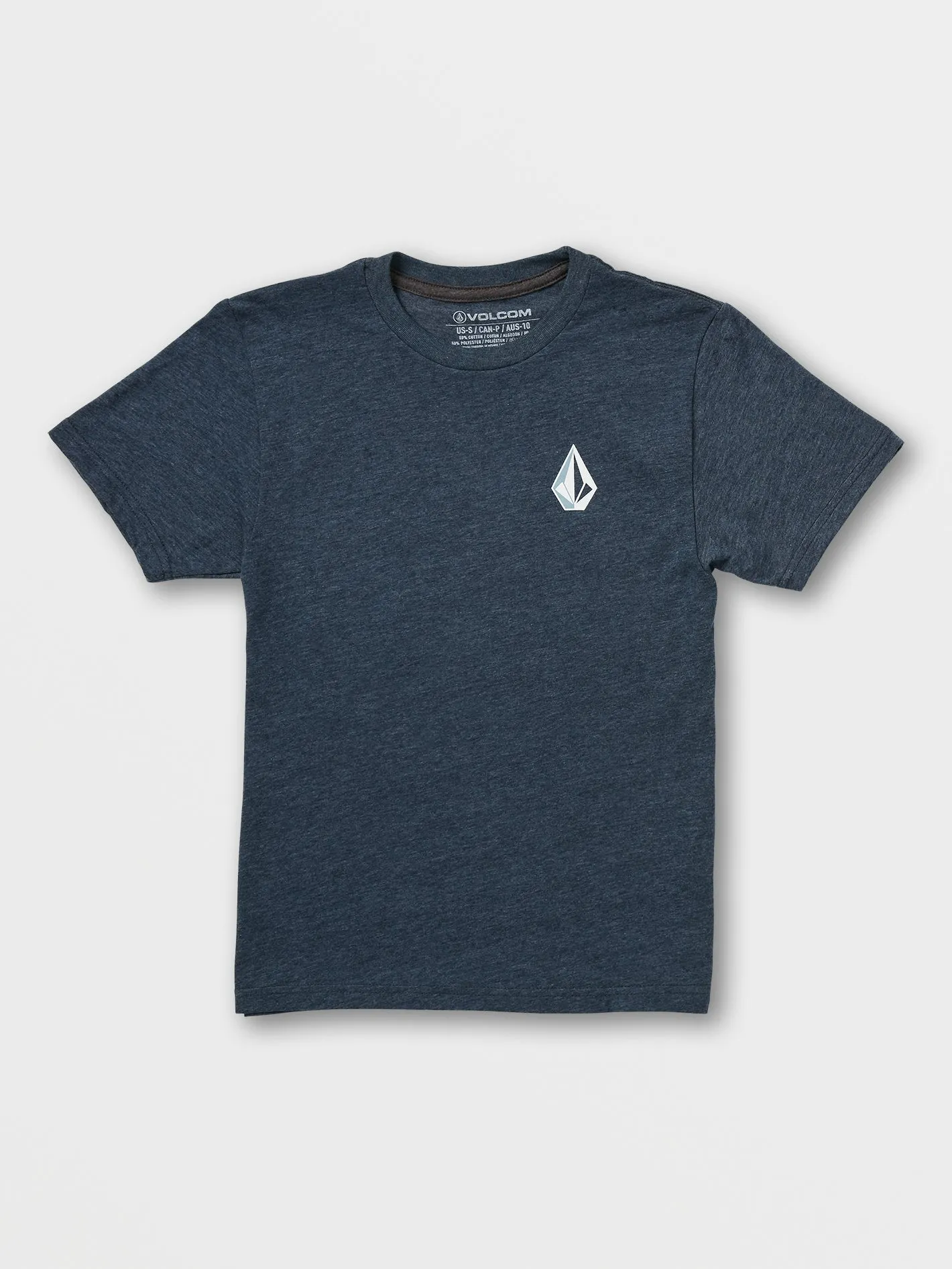 Big Boys Blaquedout Short Sleeve Tee - Navy Heather sold by Volcom