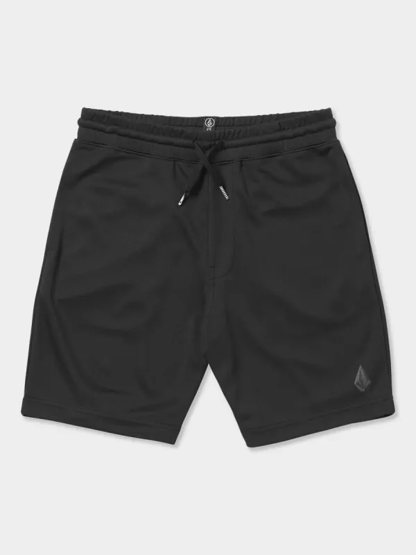 Big Boys So Meshed Up Elastic Waist Shorts - Black sold by Volcom