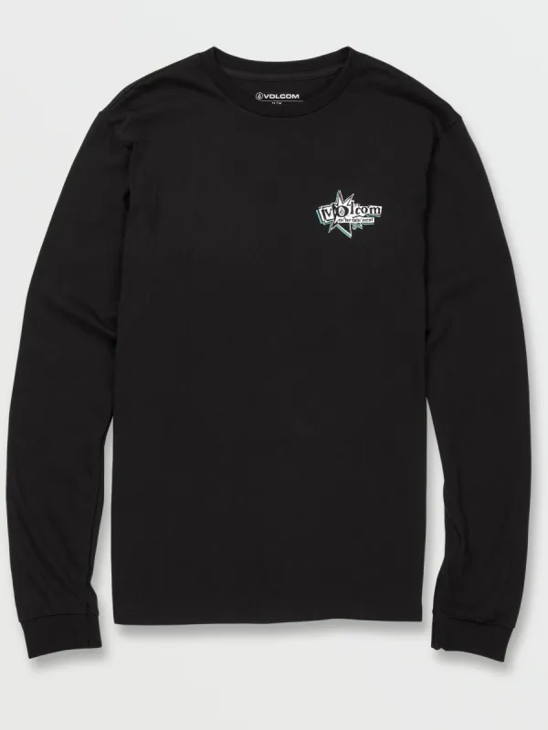 Volcom Entertainment Long Playing Long Sleeve Tee - Black sold by Volcom