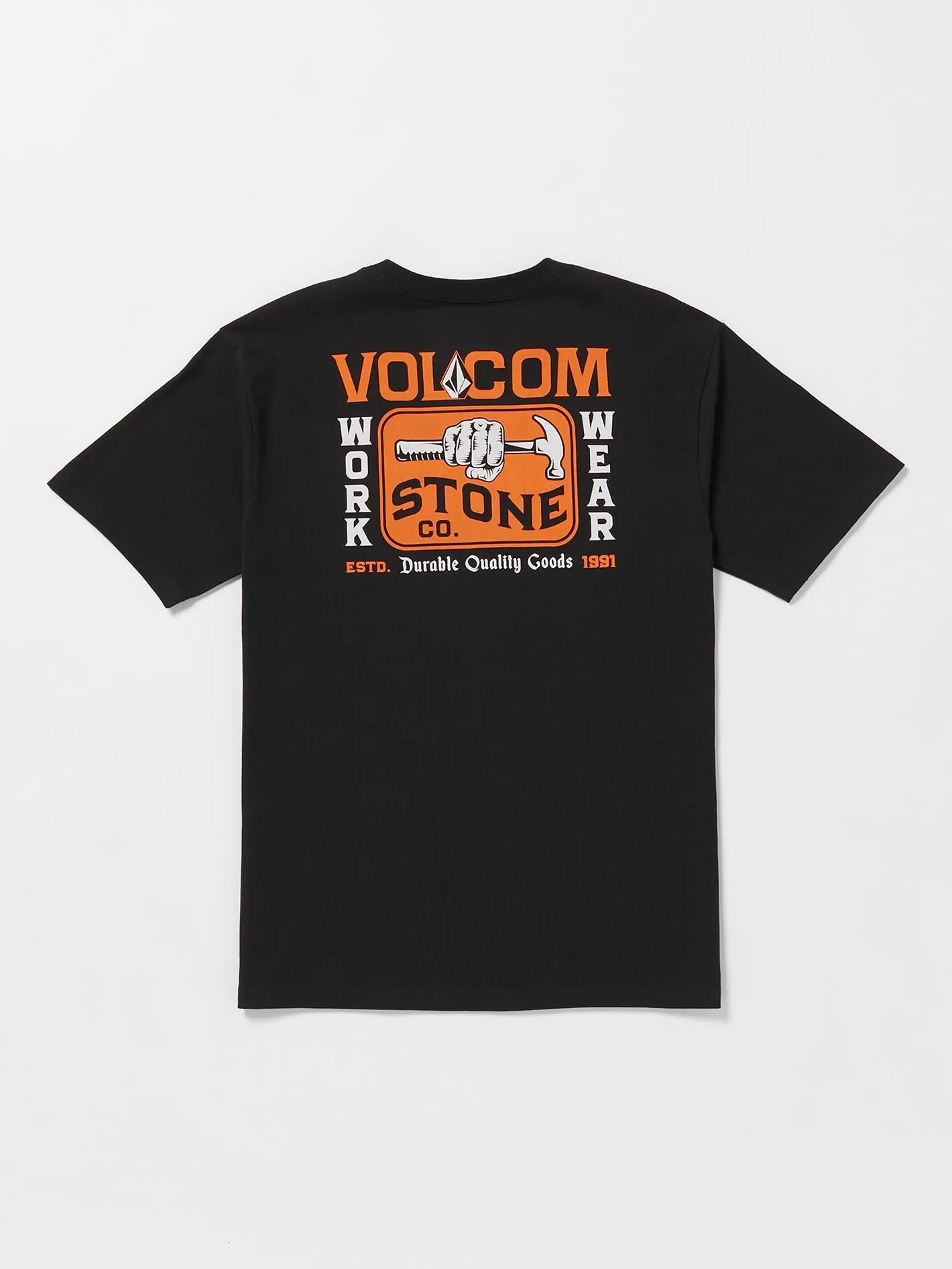 Volcom Workwear Nailed Short Sleeve Tee - Black sold by Volcom product image thumbnail 4