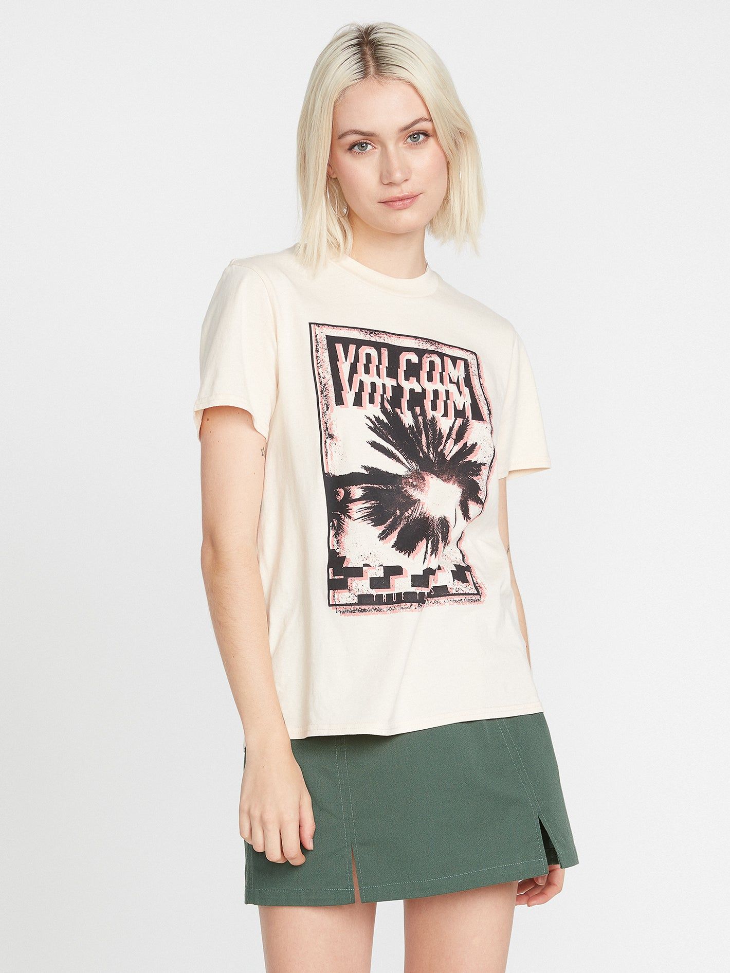 Coco Ho Boyfriend Short Sleeve Tee - Sand sold by Volcom product image thumbnail 4