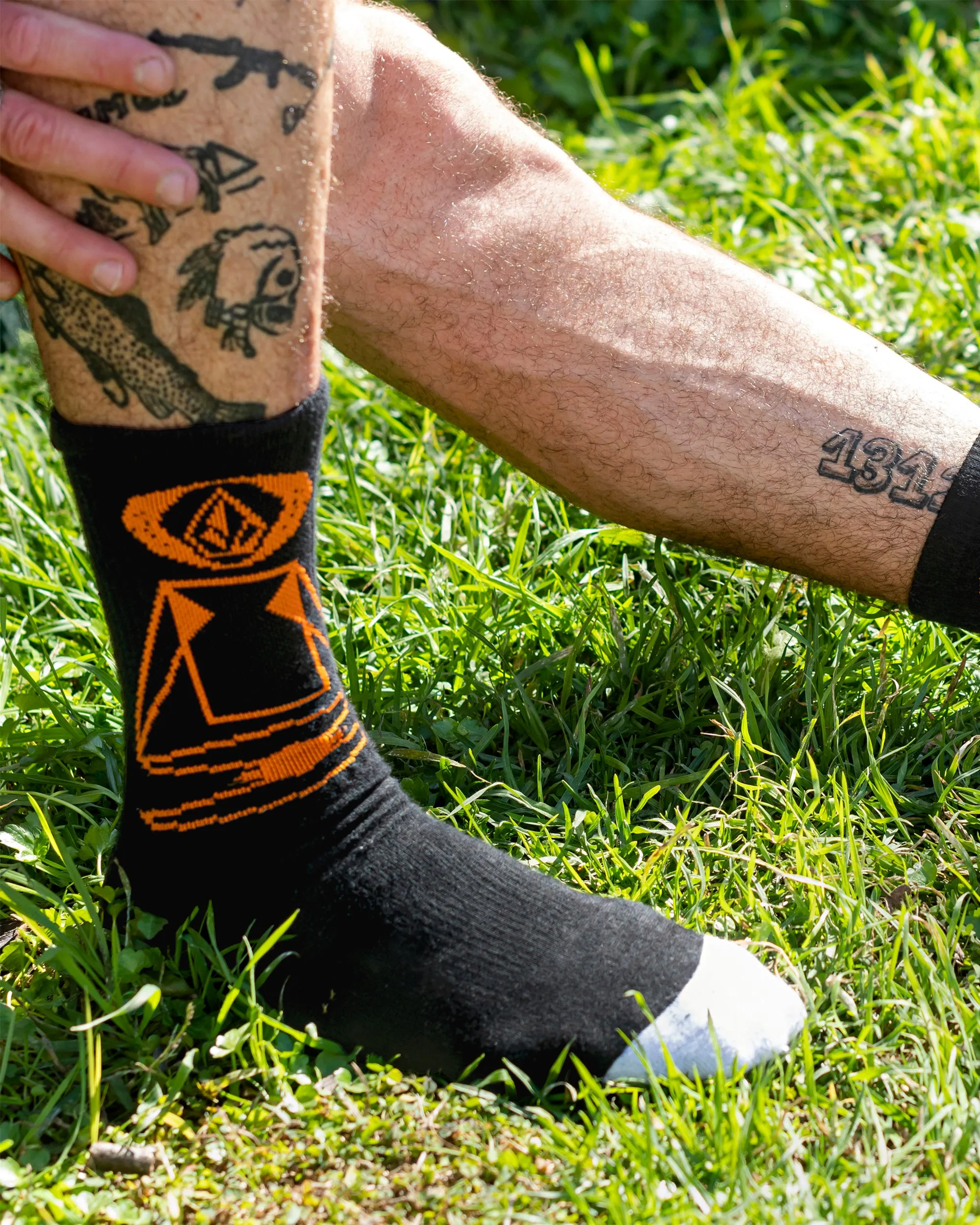 Skate Vitals Remy Stratton Socks - Black sold by Volcom product image thumbnail 2