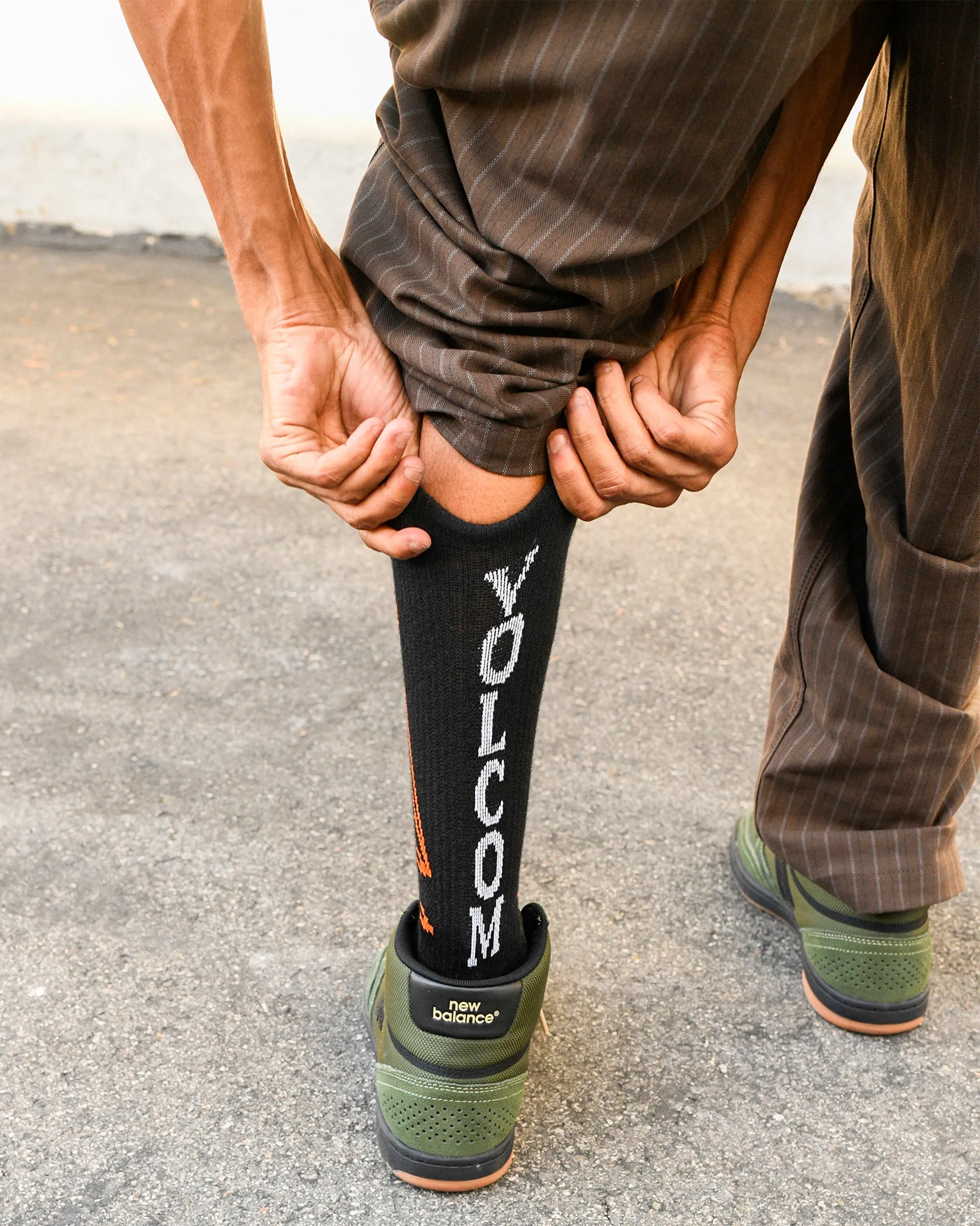 Skate Vitals Remy Stratton Socks - Black sold by Volcom product image thumbnail 4