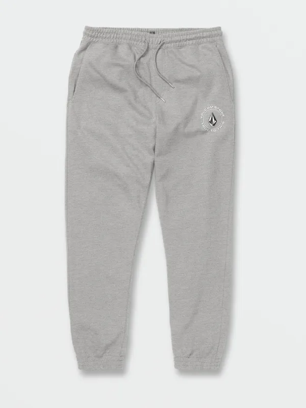 True To This Fleece Pants - Heather Grey sold by Volcom
