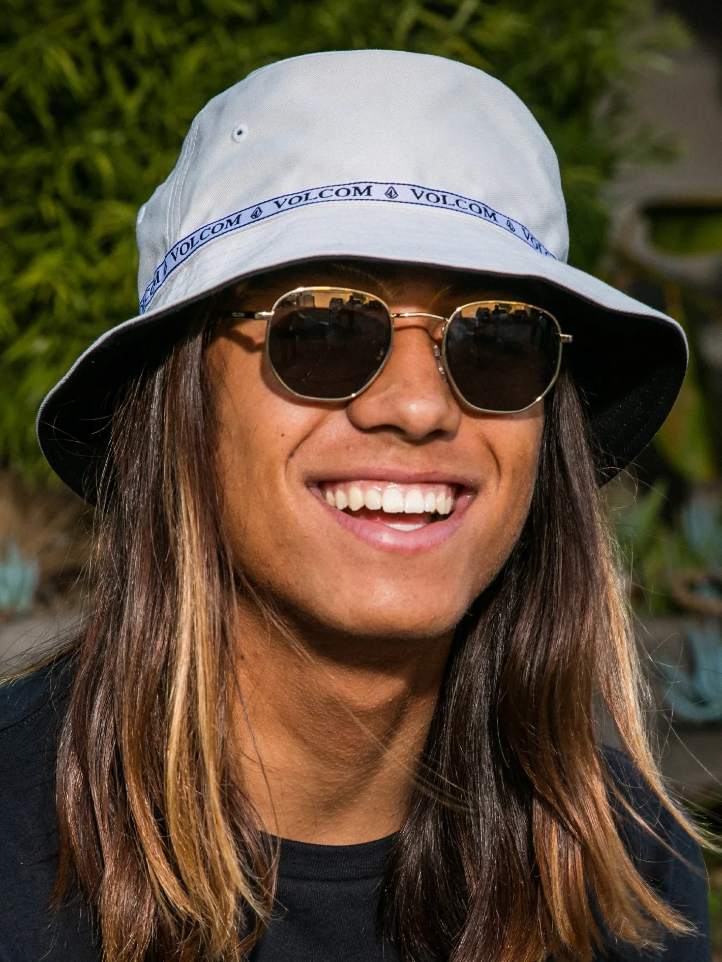 Happening Sunglasses - Gloss Gold/Gray sold by Volcom product image thumbnail 3