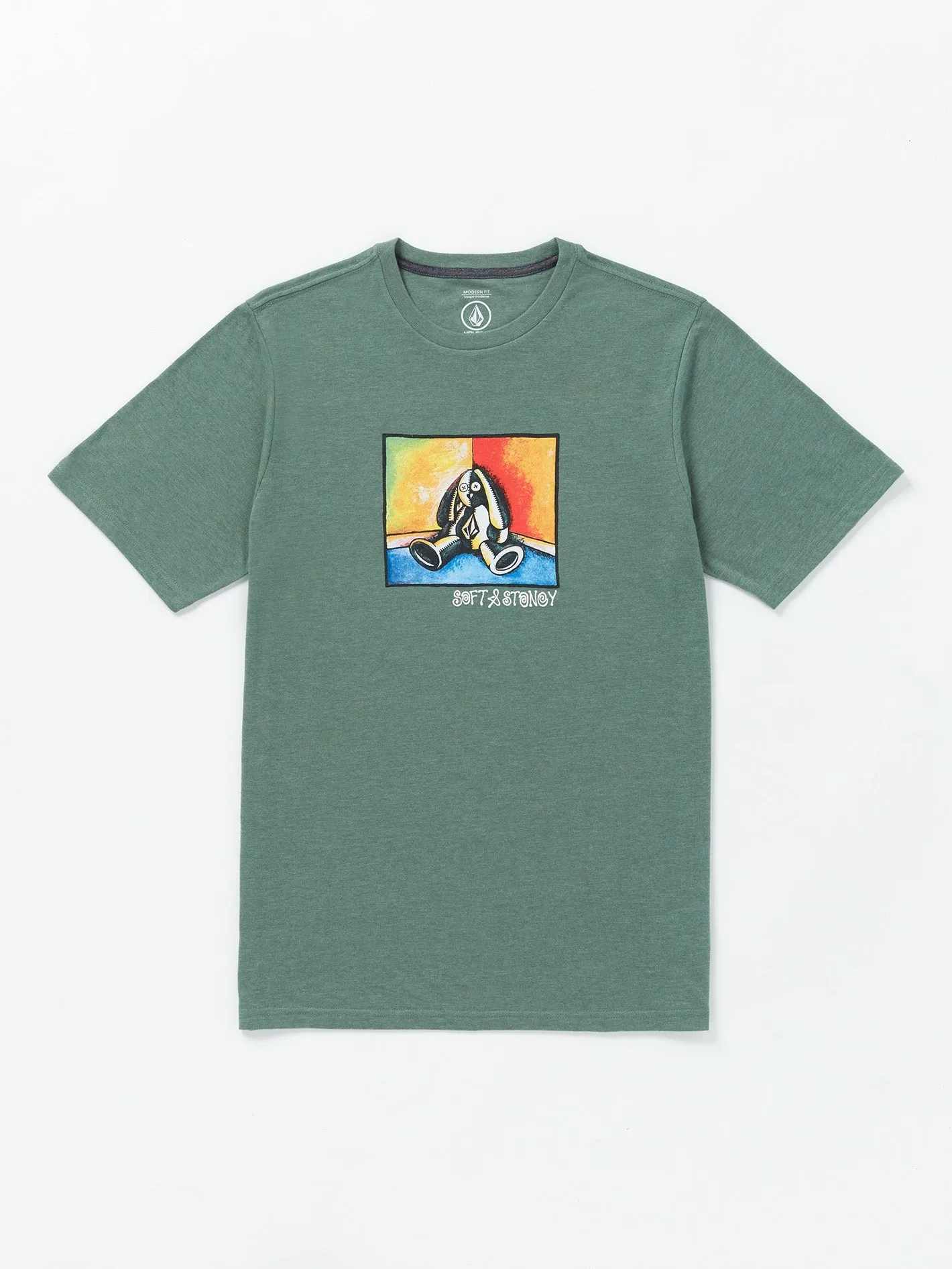 Soft And Stoney Short Sleeve Tee - Fir Green Heather sold by Volcom