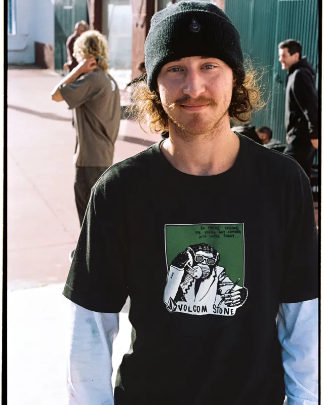 Monkeybiz Short Sleeve Tee - Black sold by Volcom