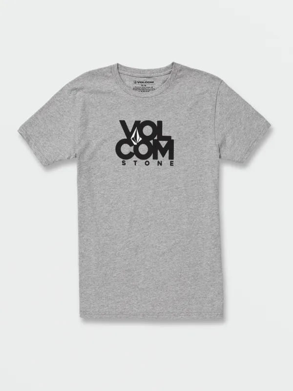Clipstacker Short Sleeve Tee - Heather Grey sold by Volcom
