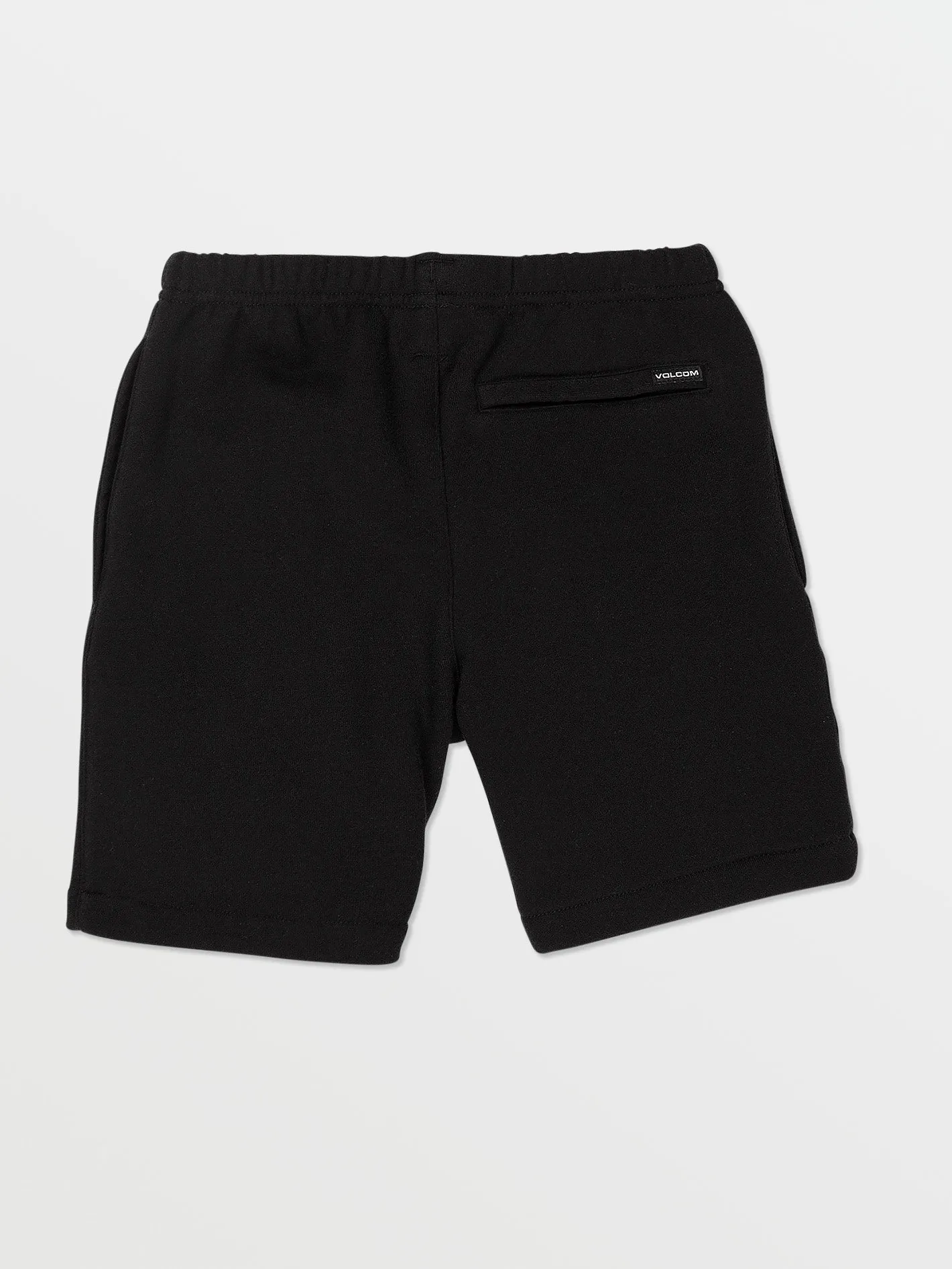 Little Boys Iconic Stone Elastic Waist Fleece Shorts - Black sold by Volcom product image thumbnail 2