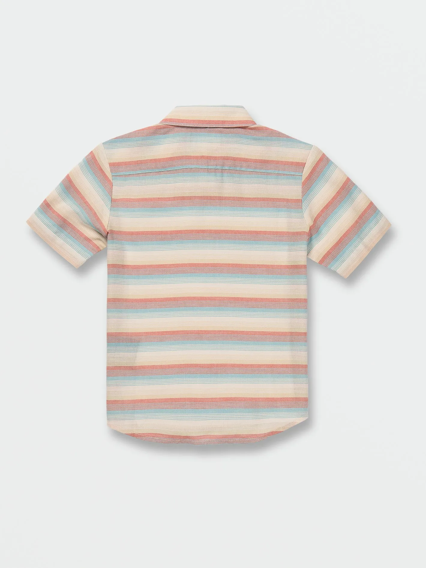 Little Boys Veecee Stripe Short Sleeve Shirt - Whitecap Grey sold by Volcom product image thumbnail 2