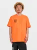 Tokyo True Featured Artist Yusuke Tiger Short Sleeve Tee - Orange sold by Volcom