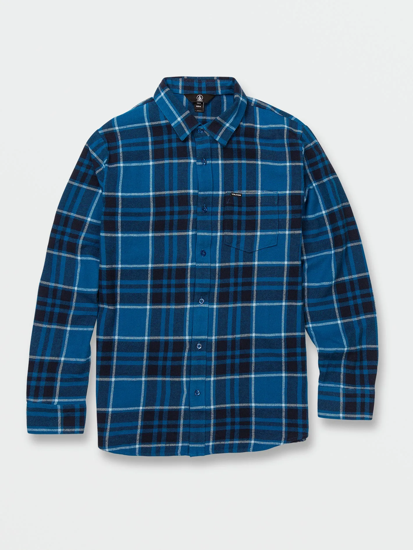 Leland Long Sleeve Flannel - Blue Sapphire sold by Volcom