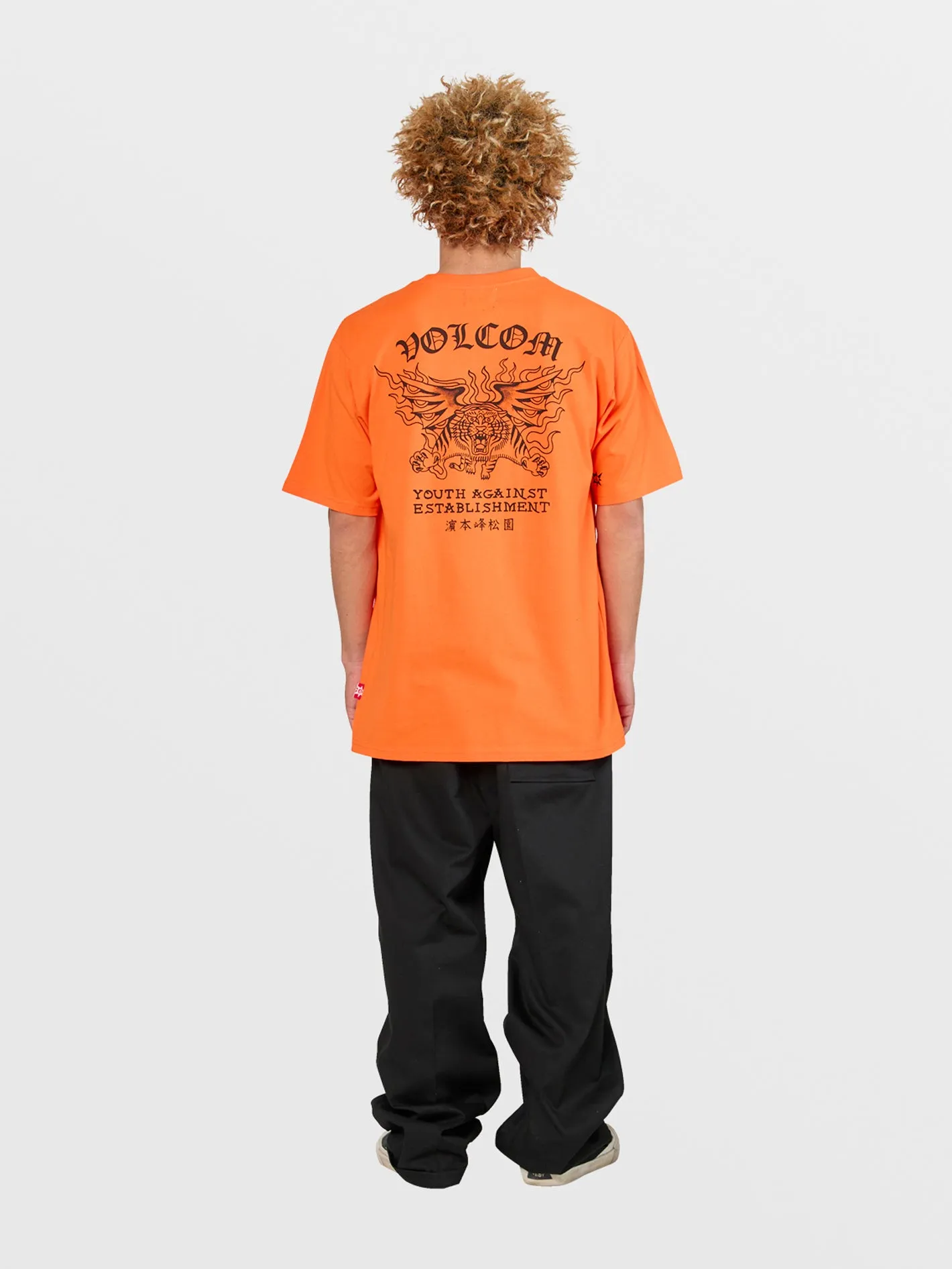 Tokyo True Featured Artist Yusuke Tiger Short Sleeve Tee - Orange sold by Volcom product image thumbnail 3
