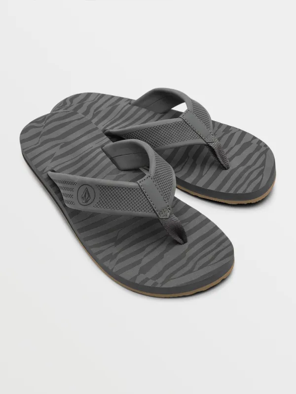 Daycation Sandals - Black Top sold by Volcom