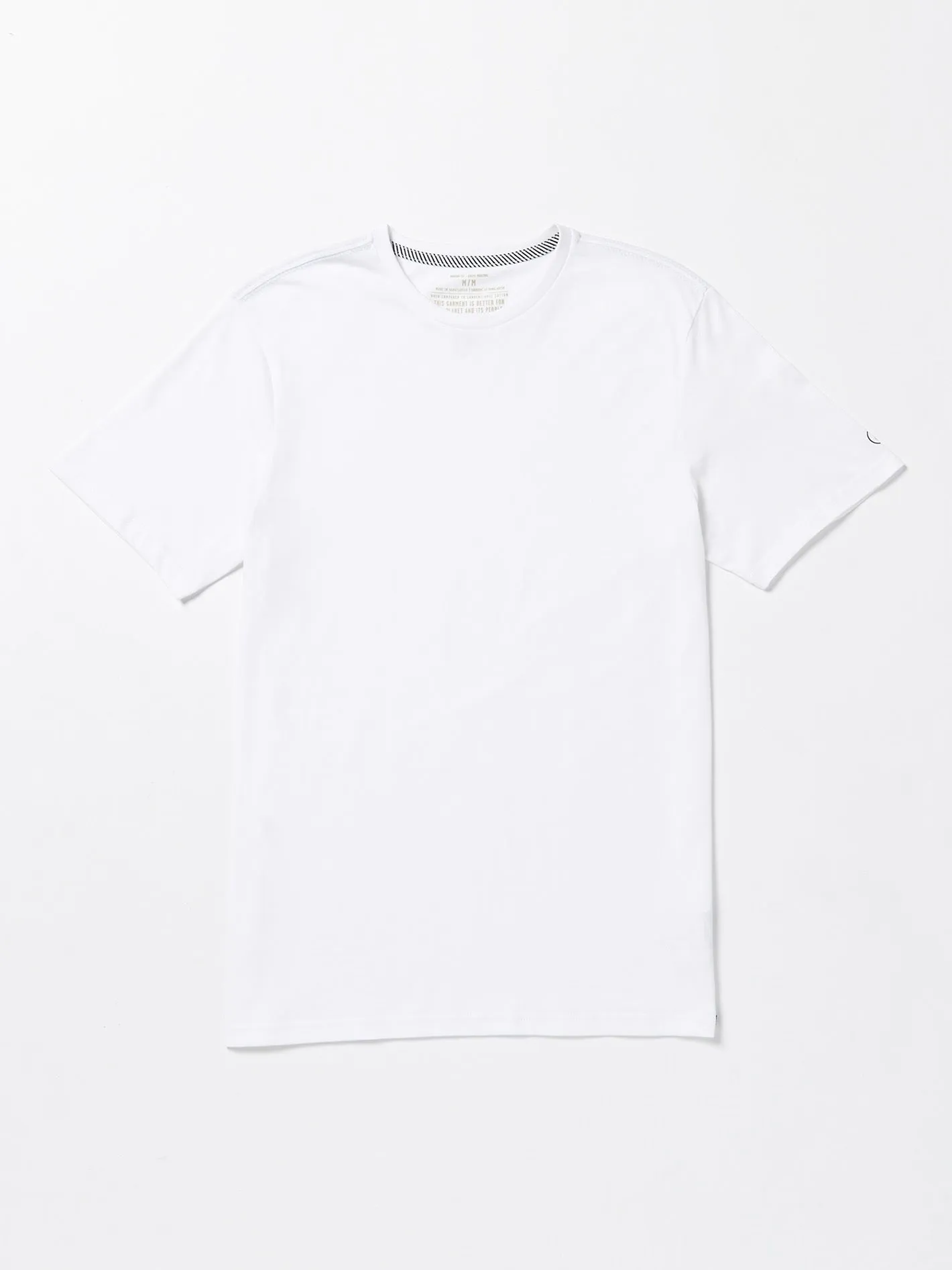 Solid Short Sleeve Tee - White sold by Volcom