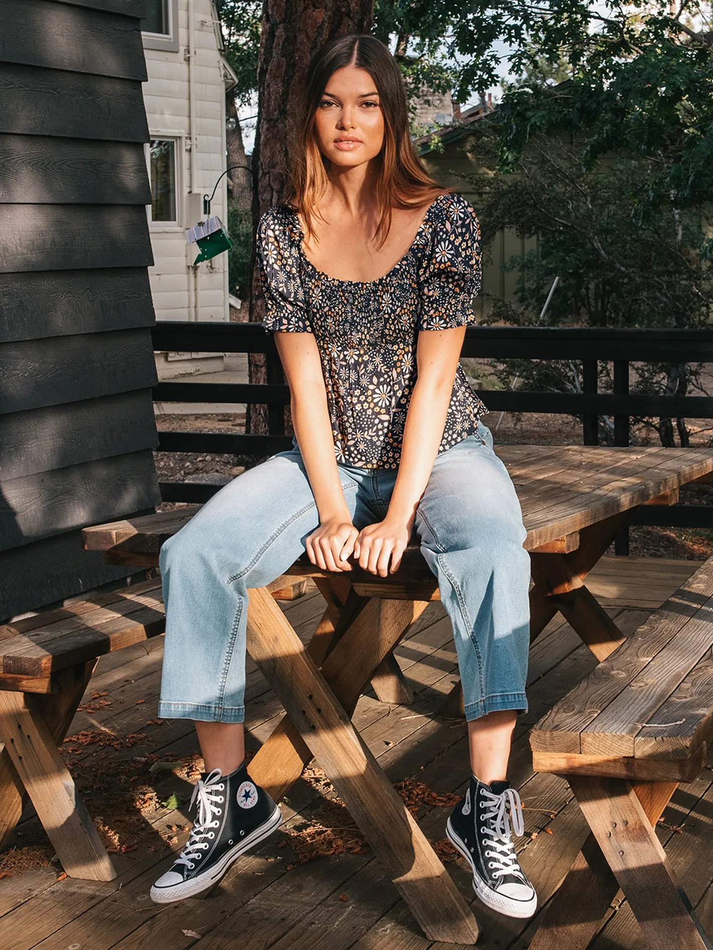 Folk Yeah Top - Vintage Black sold by Volcom